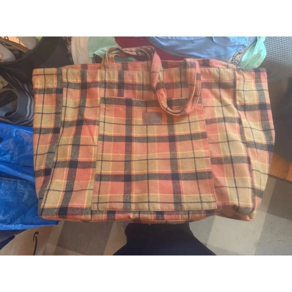 Maurice’s Plaid Tote Bag brand new without tags